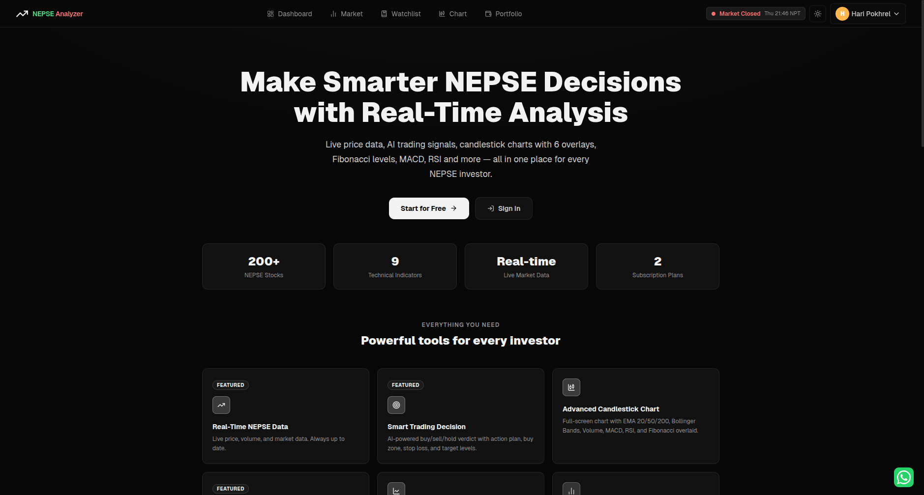 NEPSE Analyzer — Smart Stock Analysis preview